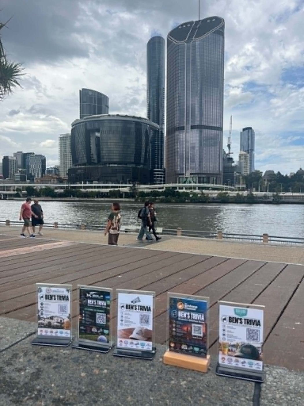 Table stands, South Bank