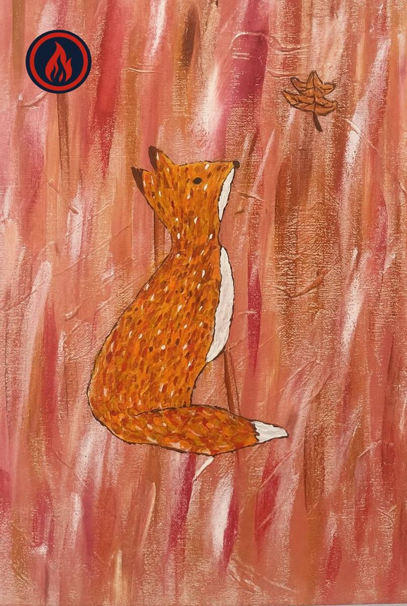 Red Fox card